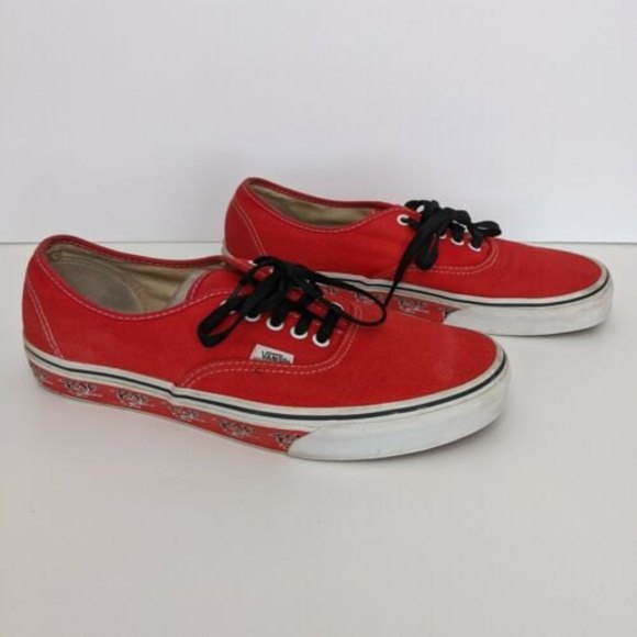 Vans Authentic Rad Pack Red Sneaker Size Men's US 11 Model VN-0NJV5M9 Shoes - Picture 1 of 11